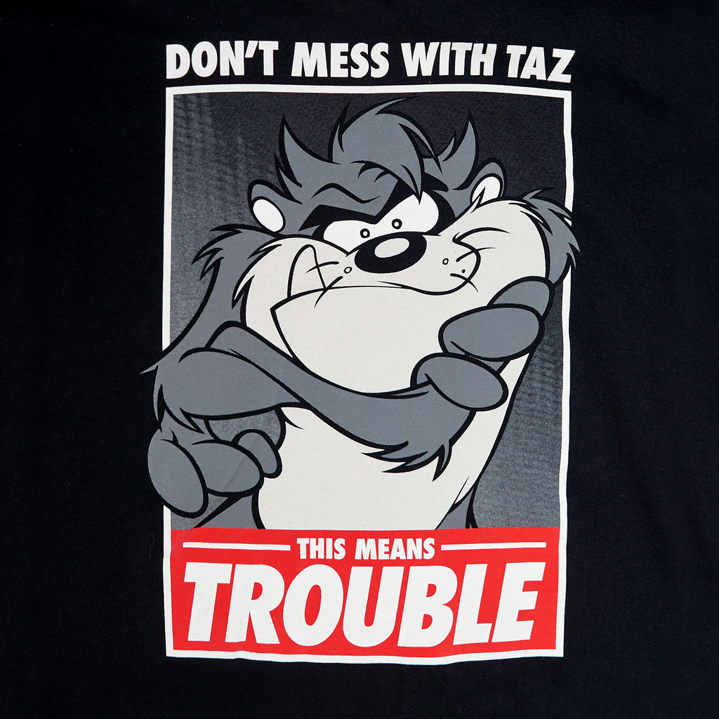 Imagen del producto Looney Tunes - Taz Trouble Camiseta negra
