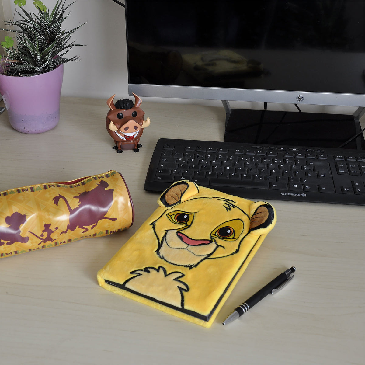 Imagen del producto Rey León - Libreta de peluche premium Simba A5