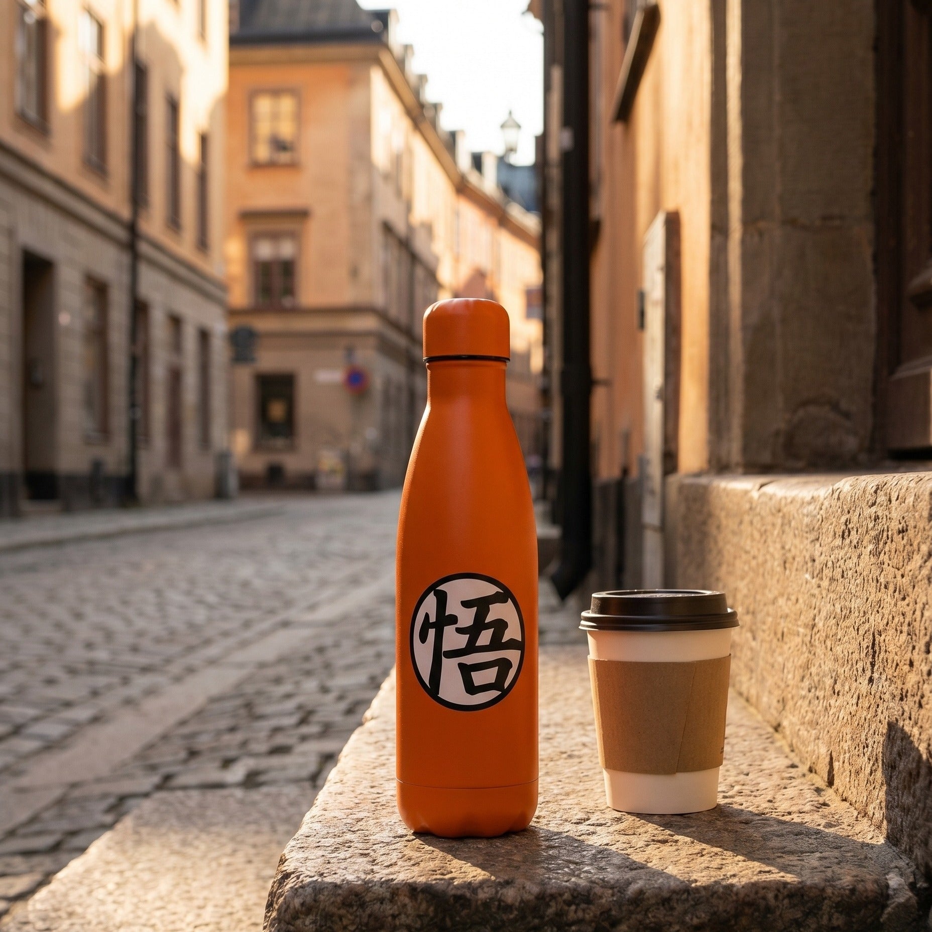 Imagen del producto Dragon Ball Z - Botella de agua con Kanji de Goku
