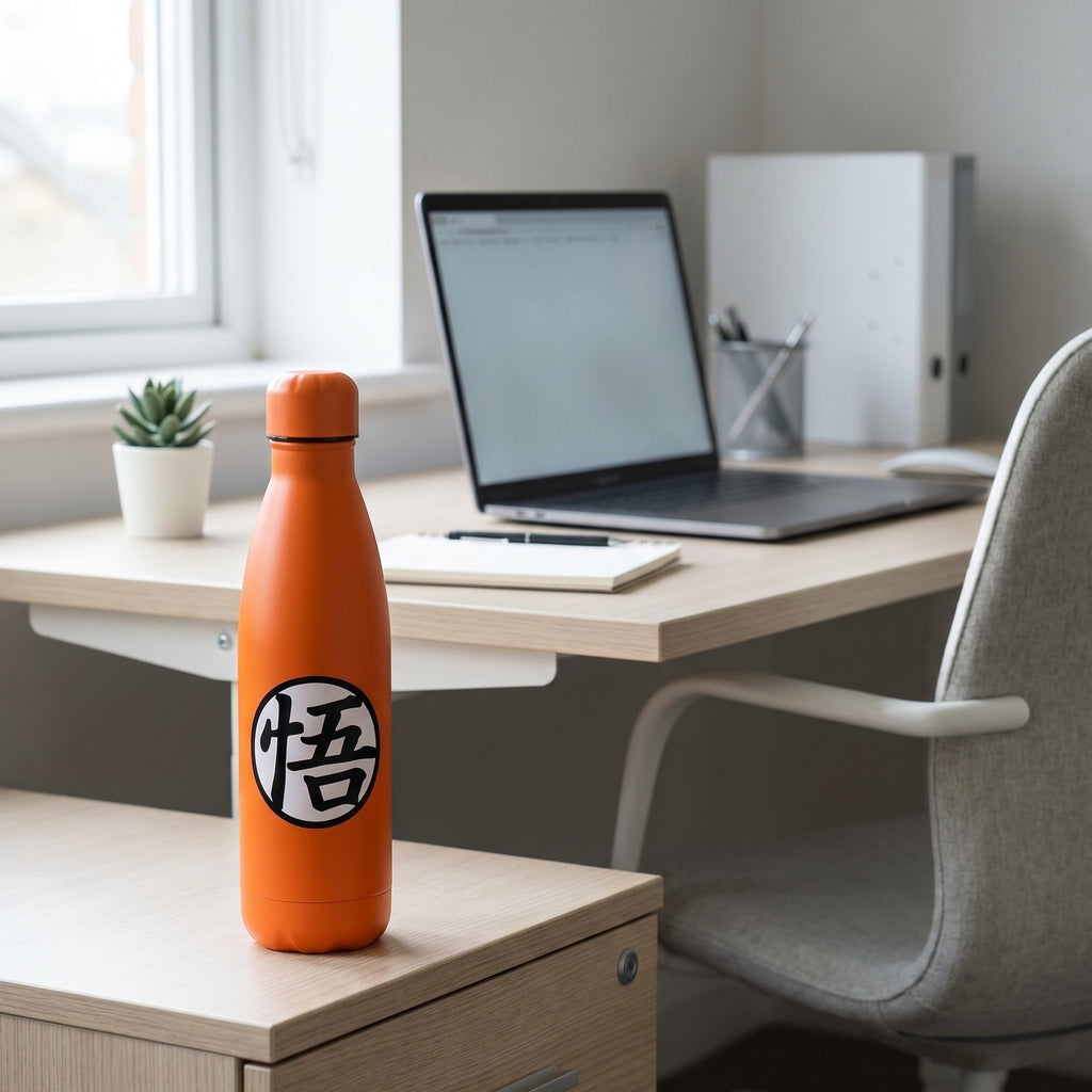 Imagen del producto Dragon Ball Z - Botella de agua con Kanji de Goku