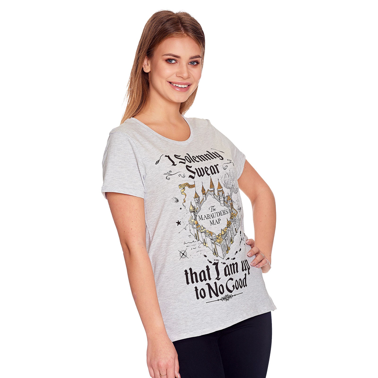 Product image Harry Potter - Marauder's Map Women's T-Shirt Grey