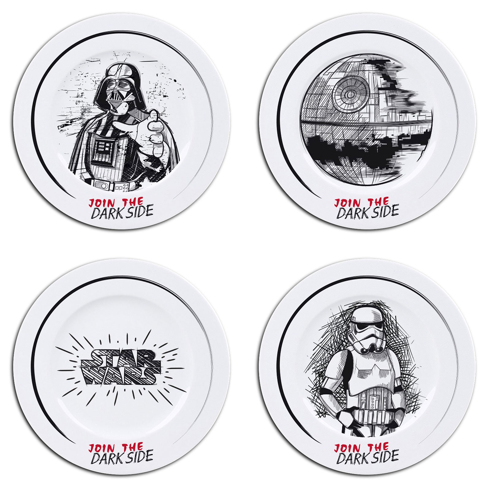 Imagen del producto Star Wars - Únete al Set de Platos del Lado Oscuro