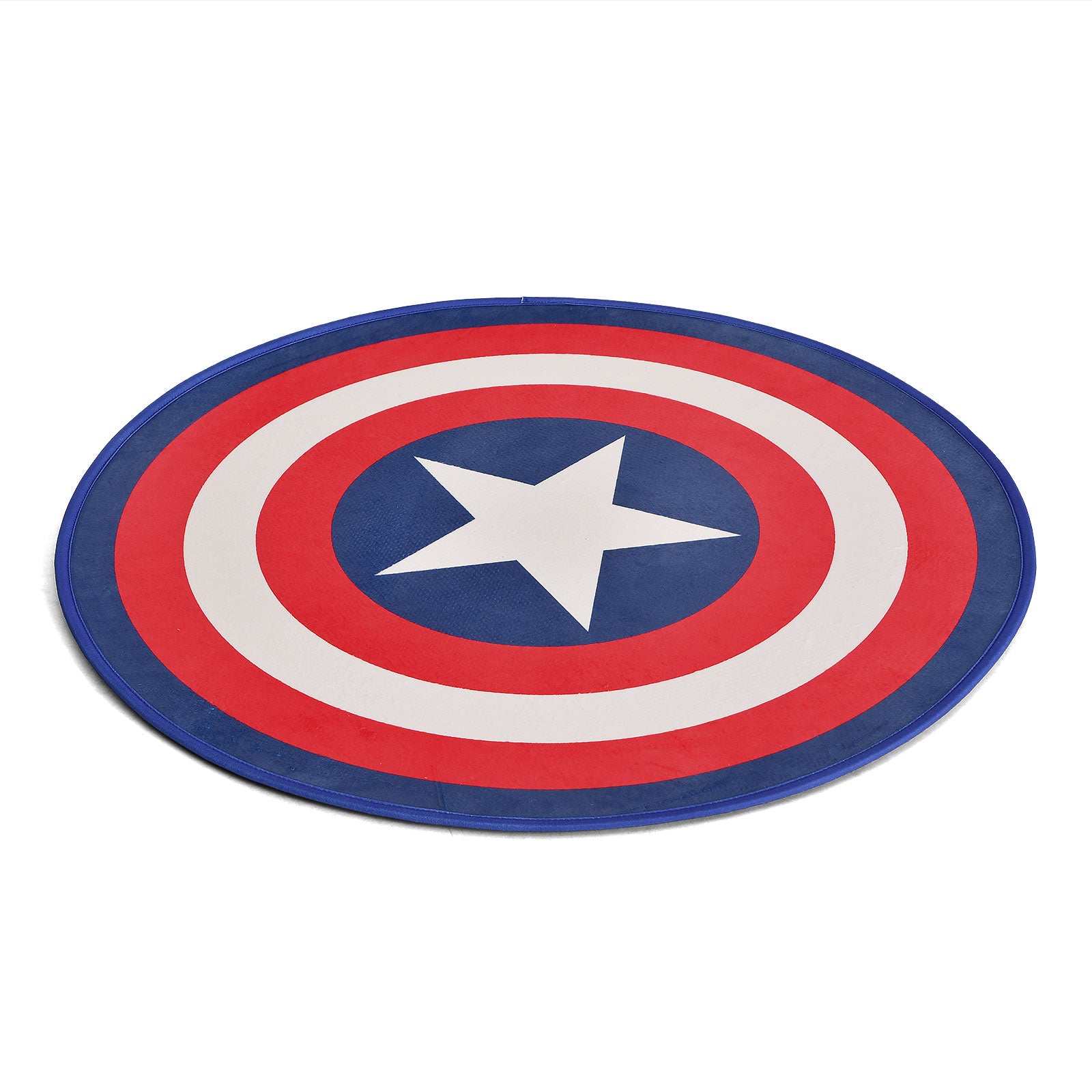Imagen del producto Capitán América - Alfombra redonda de escudo