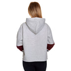 Imagen del producto Harry Potter - Hogwarts School Crop Hoodie para mujer gris