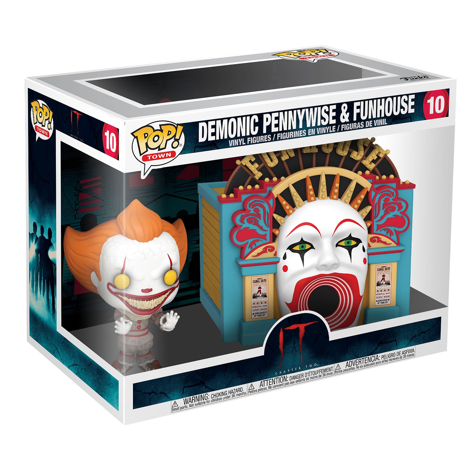 Imagen del producto Stephen Kings IT - Demonic Pennywise & Funhouse Set de Figuras Funko Pop