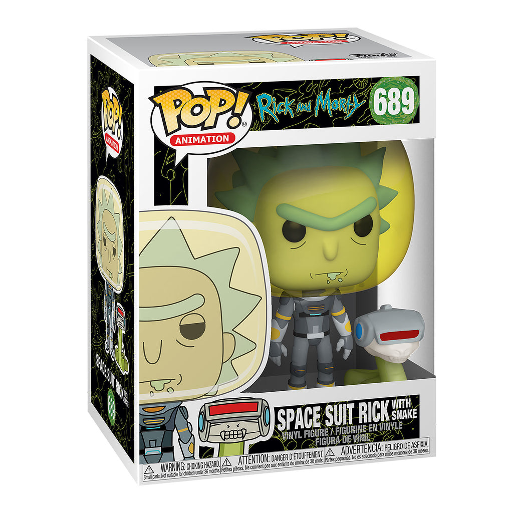 Imagen del producto Rick y Morty - Figura Funko Pop de Rick con Traje Espacial y Serpiente