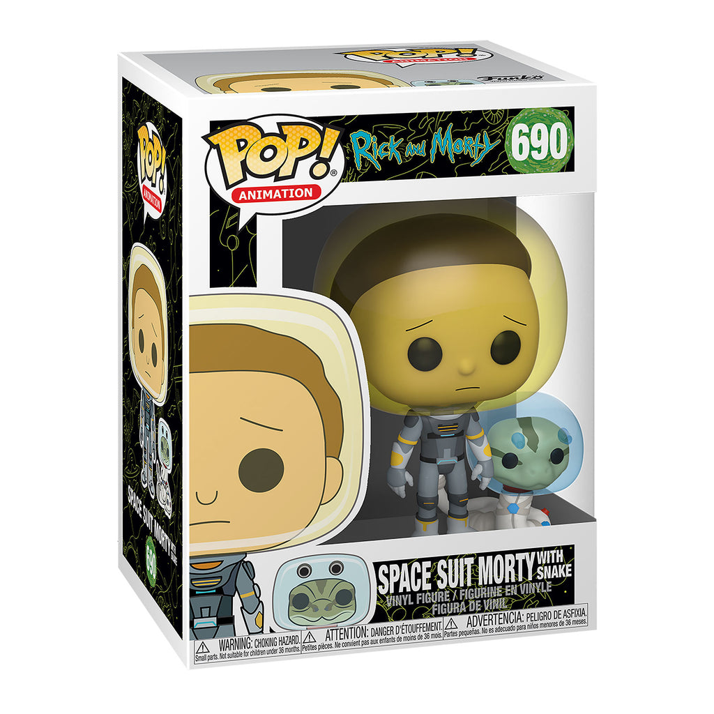 Imagen del producto Rick and Morty - Figura Funko Pop de Morty con Traje Espacial y Serpiente
