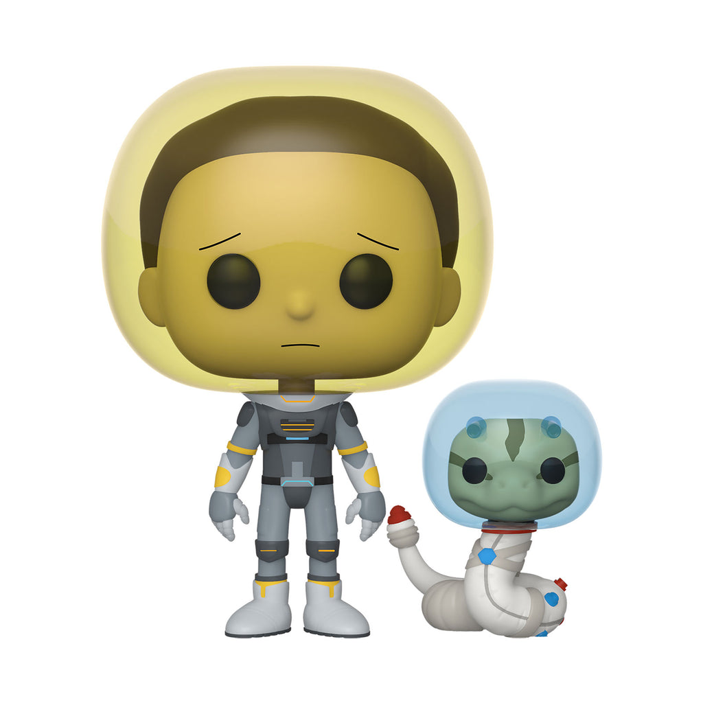 Imagen del producto Rick and Morty - Figura Funko Pop de Morty con Traje Espacial y Serpiente