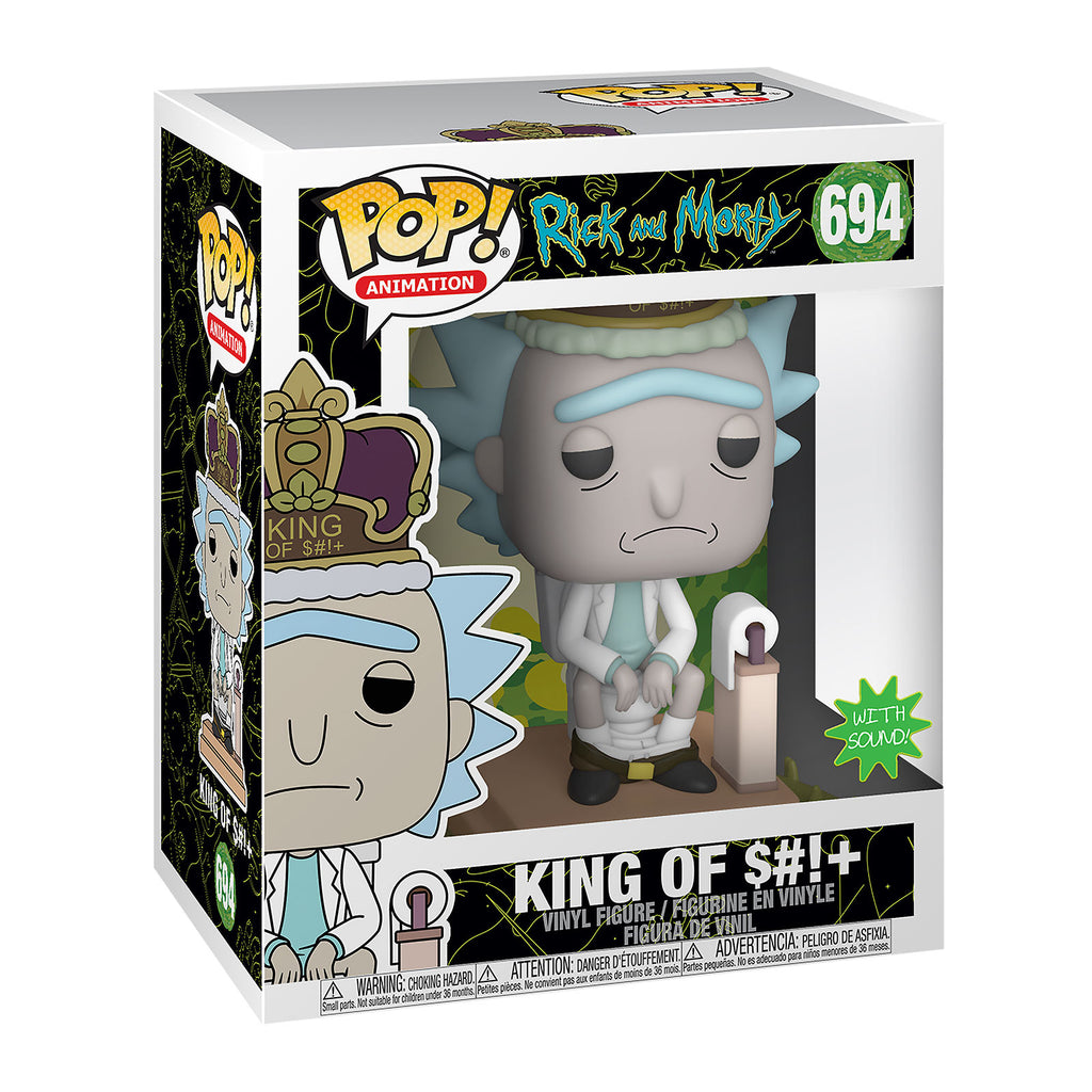 Product image Rick and Morty - King Rick with sound Funko Pop Figurine 17 cm