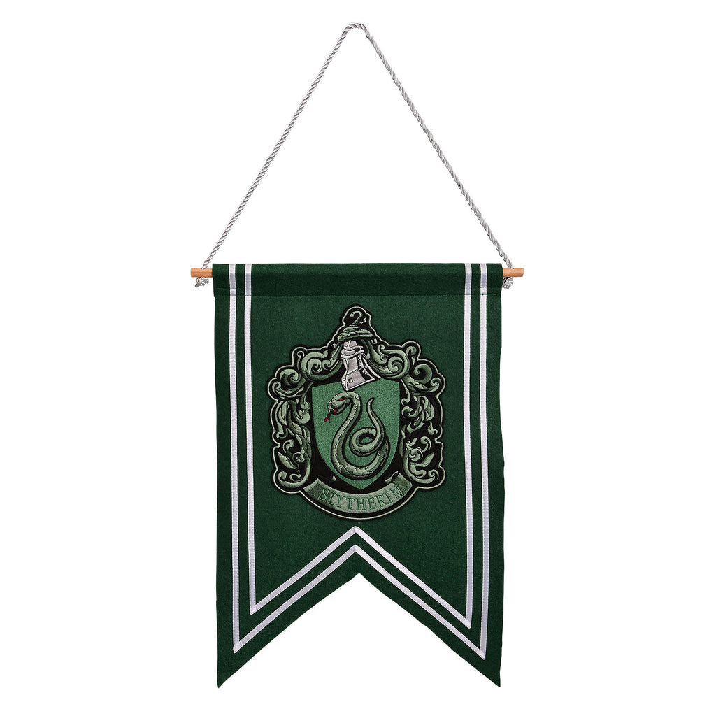 Imagen del producto Harry Potter - Banner de fieltro con el escudo de Slytherin