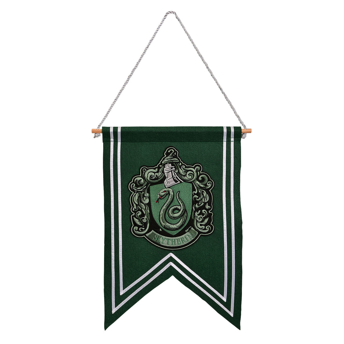 Imagen del producto Harry Potter - Banner de fieltro con el escudo de Slytherin