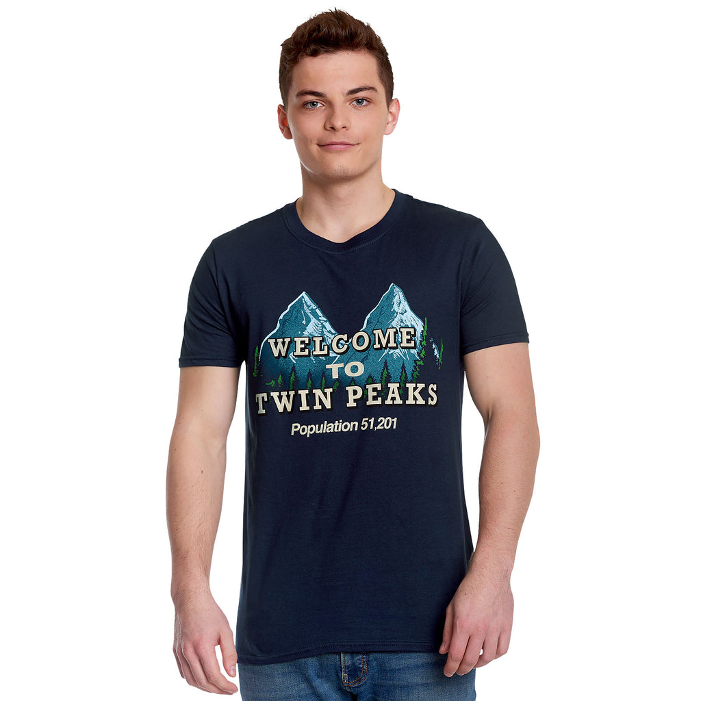 Imagen del producto Twin Peaks - Bienvenido a Twin Peaks Camiseta azul