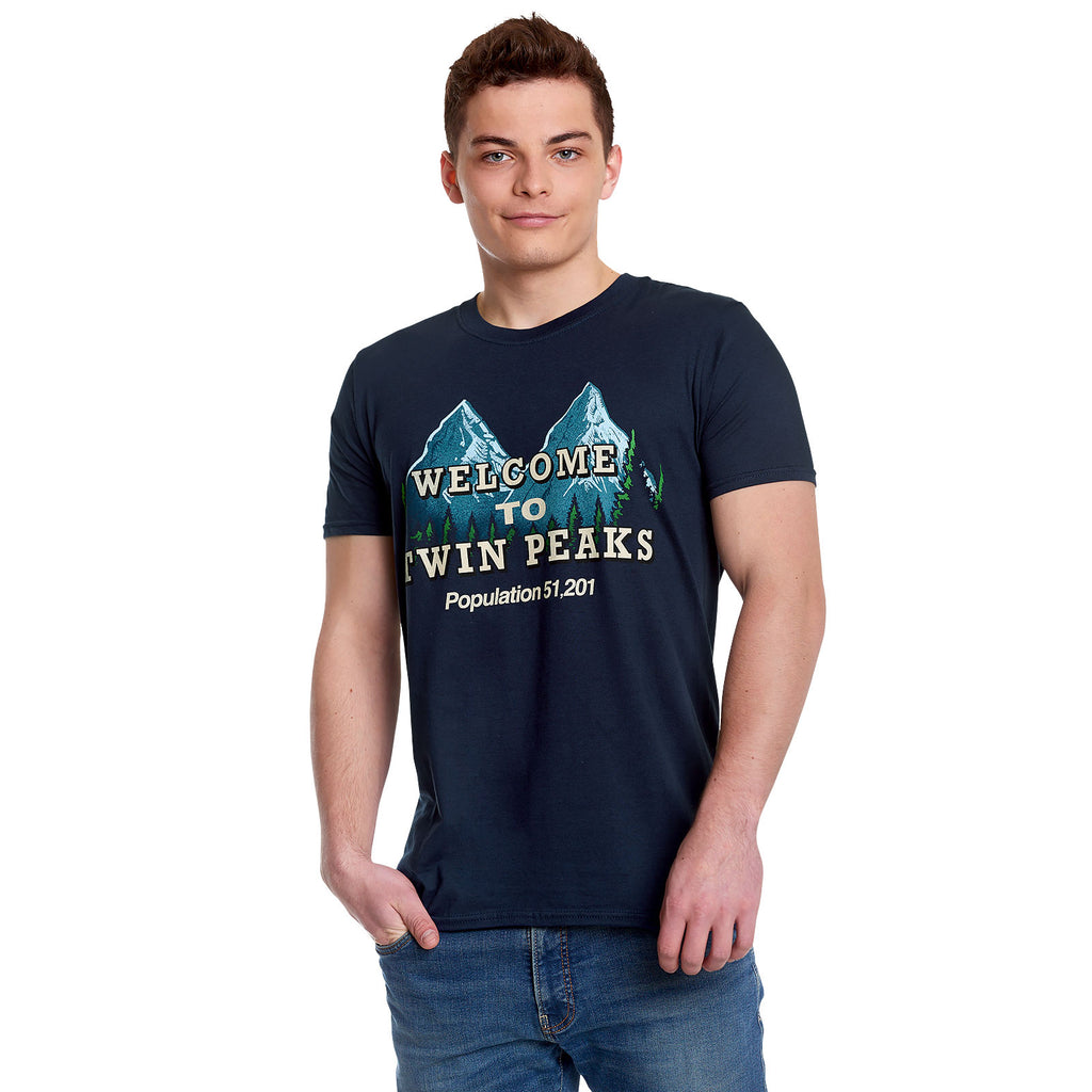Imagen del producto Twin Peaks - Bienvenido a Twin Peaks Camiseta azul