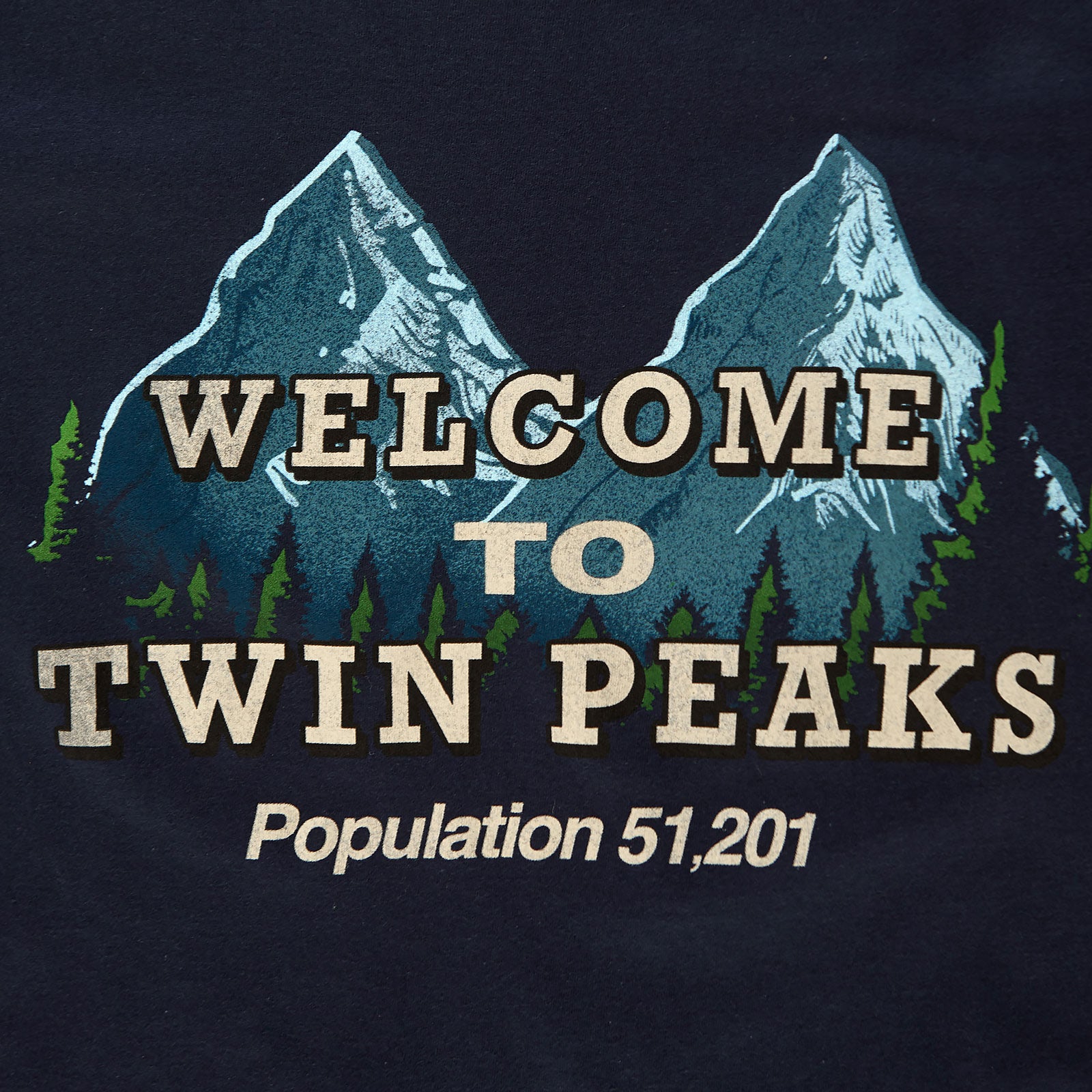 Imagen del producto Twin Peaks - Bienvenido a Twin Peaks Camiseta azul