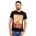 Imagen del producto Camiseta negra con póster retro de The Mandalorian - Star Wars