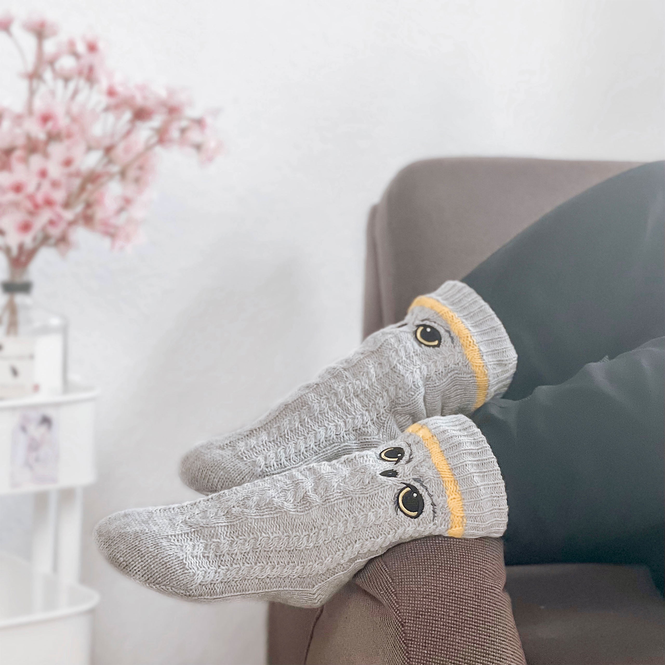 Imagen del producto Harry Potter - Calcetines Hedwig grises