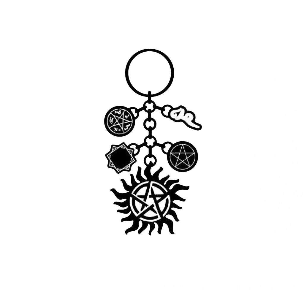 Imagen del producto Supernatural - Llavero de encanto de símbolos