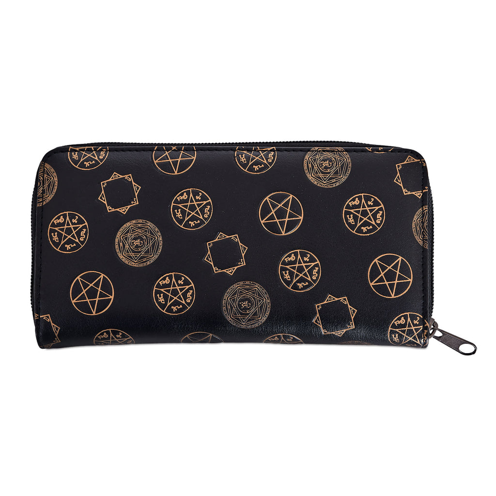 Imagen del producto Supernatural - Cartera negra con símbolos