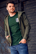Imagen del producto Attack on Titan - Camiseta verde del Cuerpo de Exploración