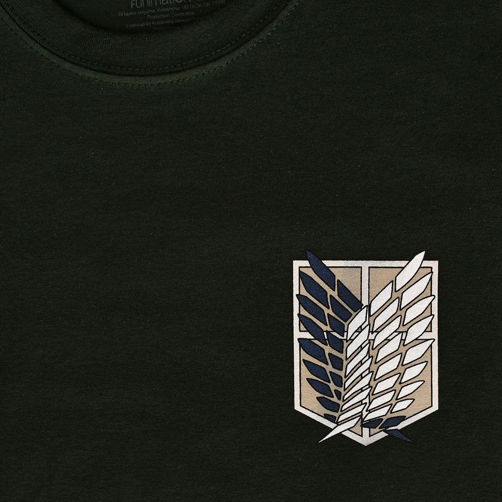 Imagen del producto Attack on Titan - Camiseta verde del Cuerpo de Exploración