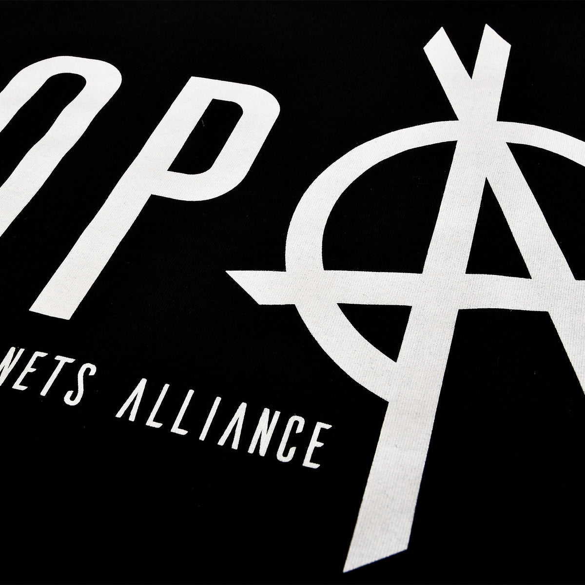 Imagen del producto Camiseta del logotipo de la Alianza de Planetas Exteriores para fans de The Expanse negra