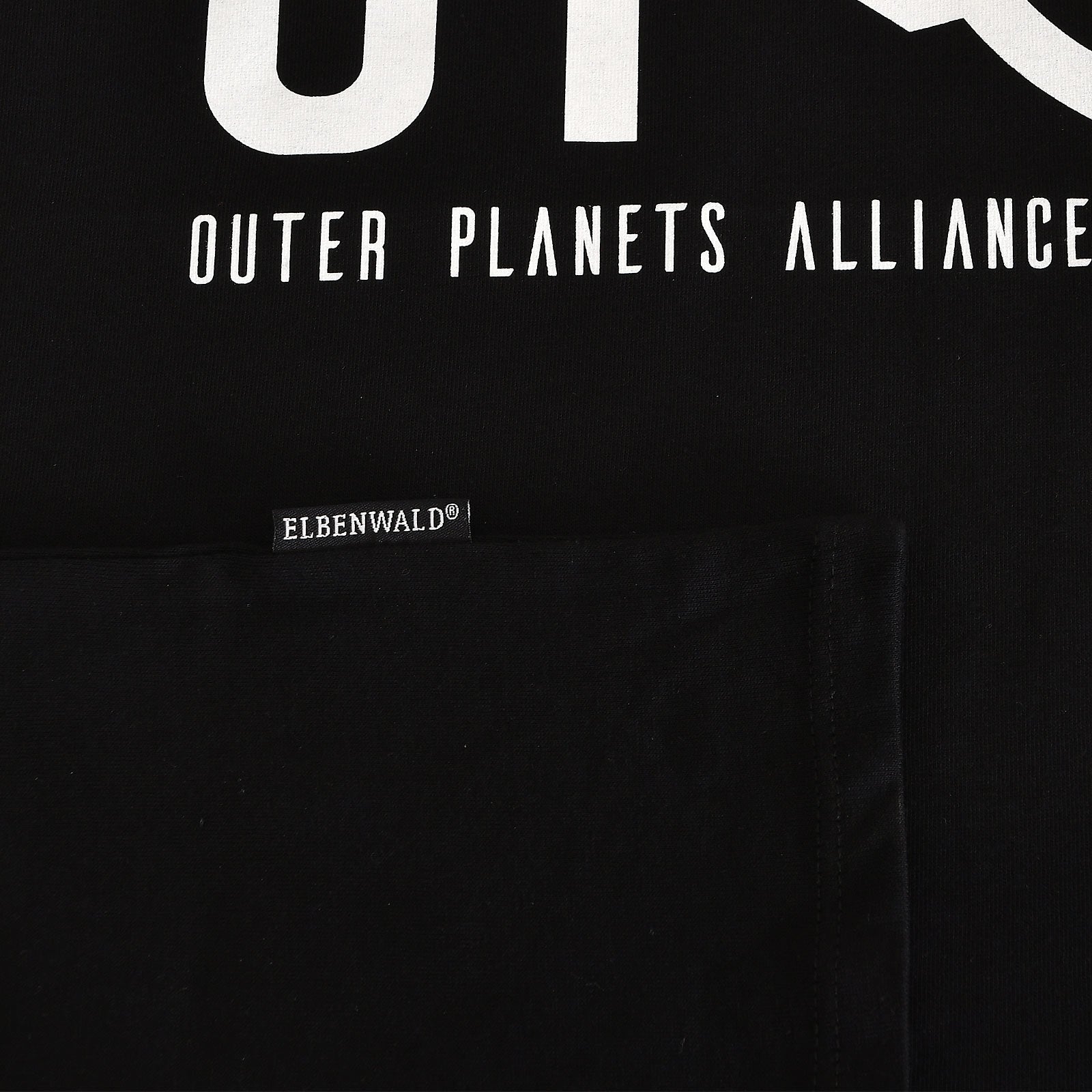 Imagen del producto Camiseta del logotipo de la Alianza de Planetas Exteriores para fans de The Expanse negra