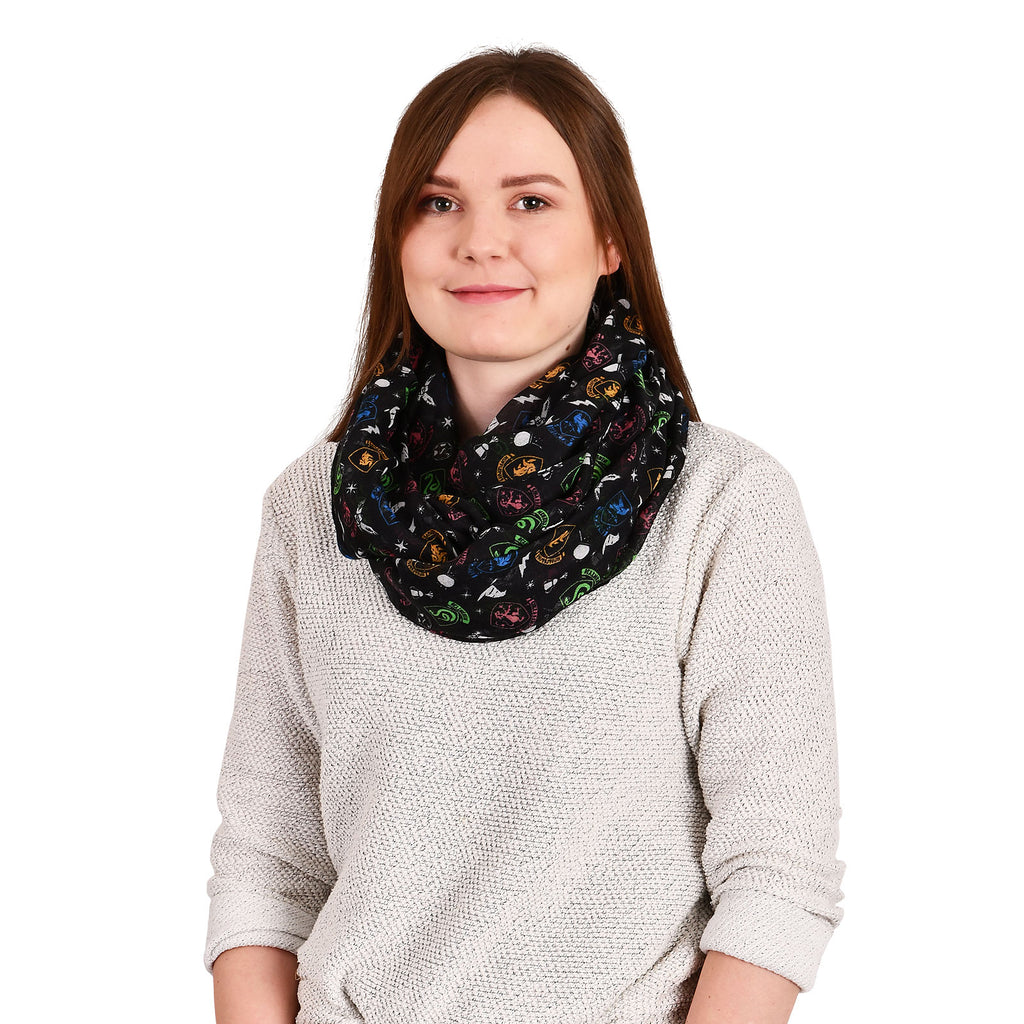 Product image Harry Potter - Hogwarts Crest Loop Scarf Black