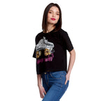 Imagen del producto Birds of Prey - Harley Roller Skates Crop Top para mujer en negro