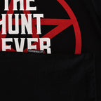 Imagen del producto La caza nunca termina Camiseta para fans de Supernatural negra