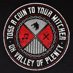 Imagen del producto Camiseta para mujeres 'Toss a Coin' para fans de Witcher, negra