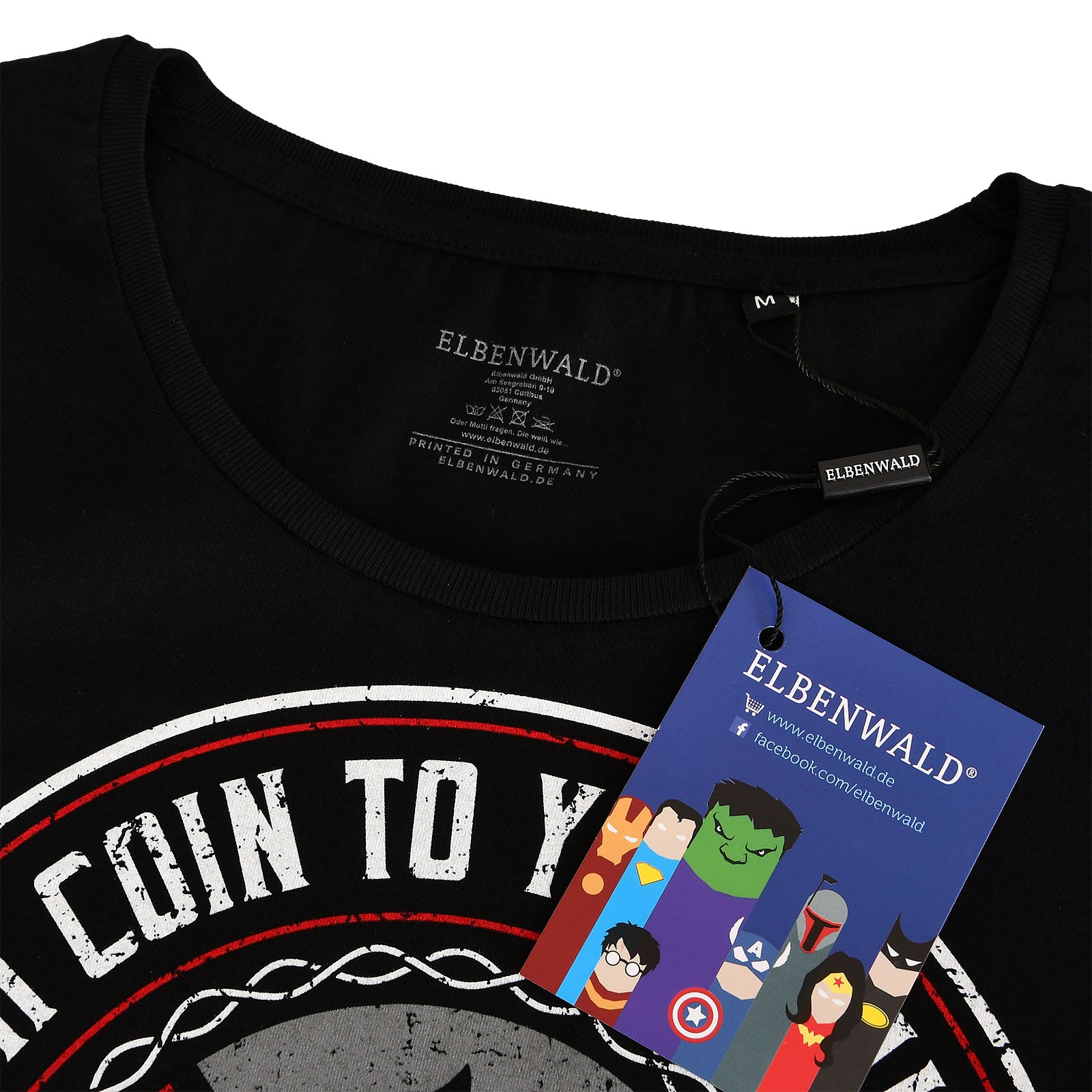 Imagen del producto Camiseta para mujeres 'Toss a Coin' para fans de Witcher, negra