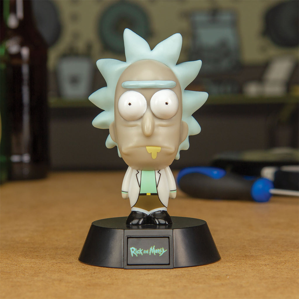 Imagen del producto Rick y Morty - Lámpara de mesa 3D Rick Icons
