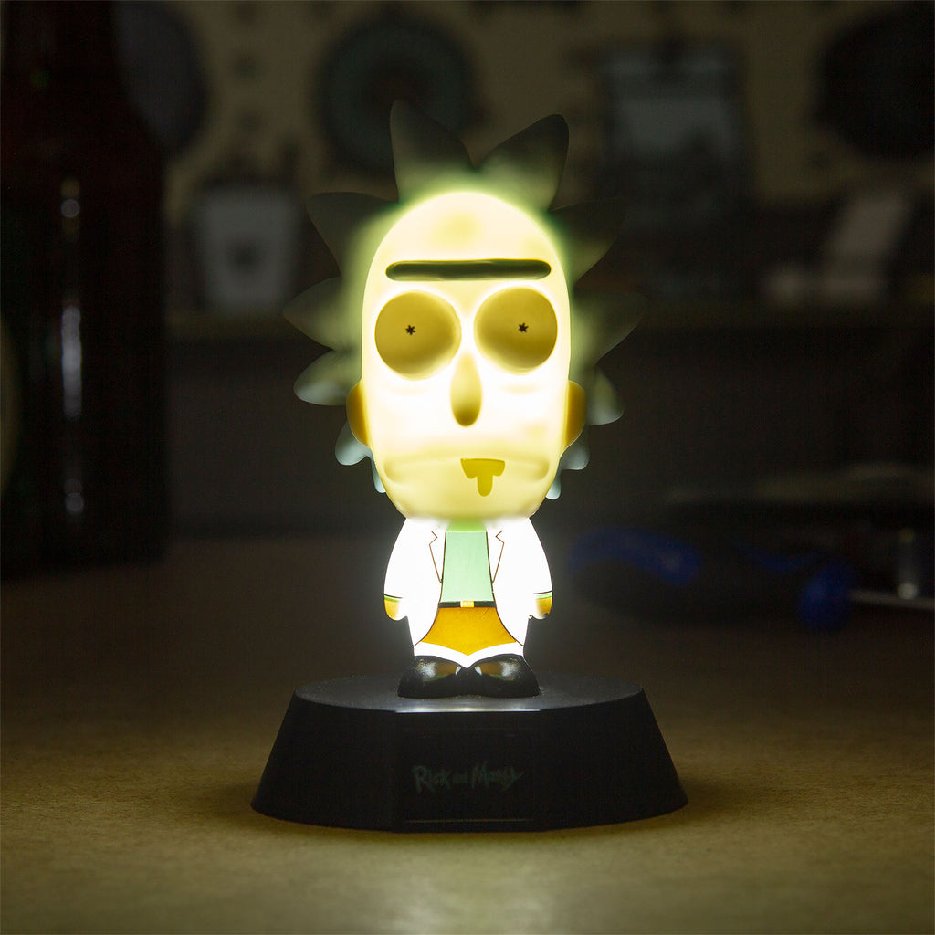 Imagen del producto Rick y Morty - Lámpara de mesa 3D Rick Icons