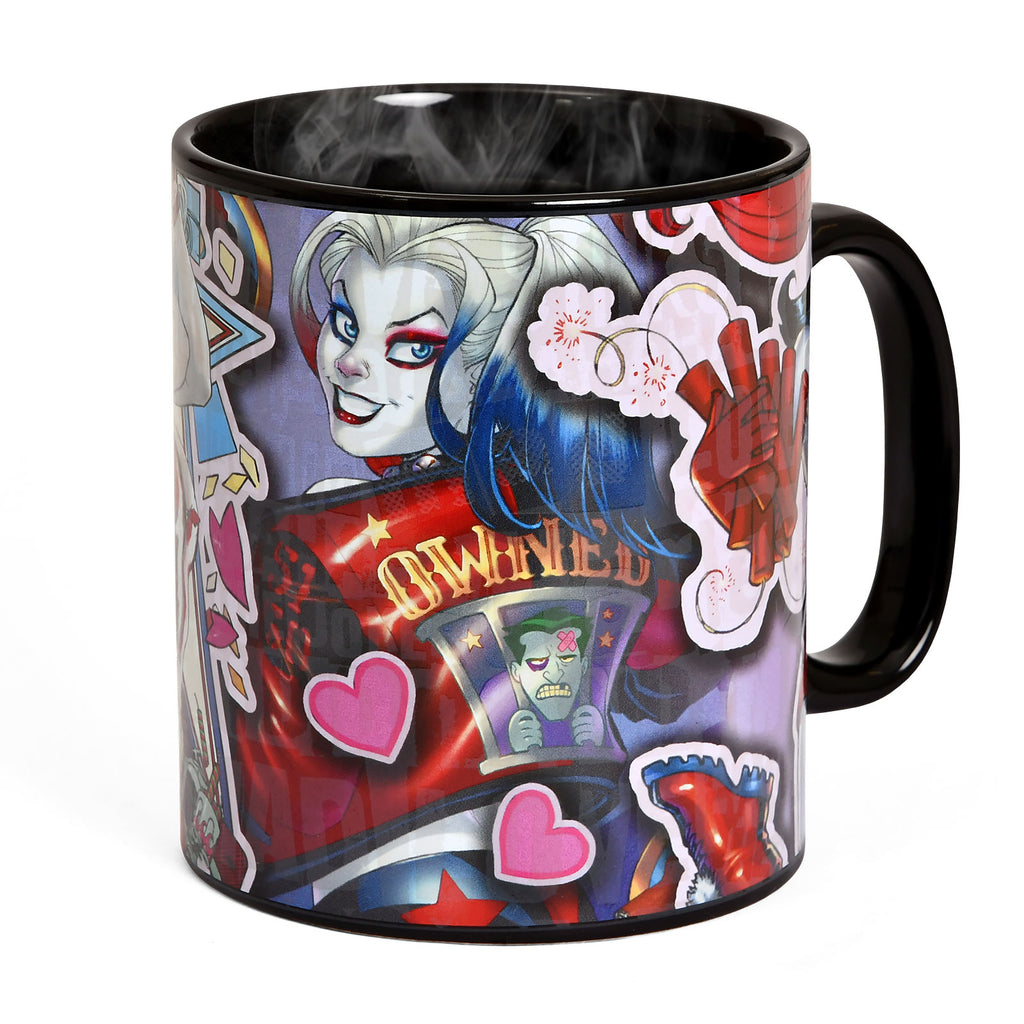 Imagen del producto Taza de efecto térmico de Harley Quinn Comic