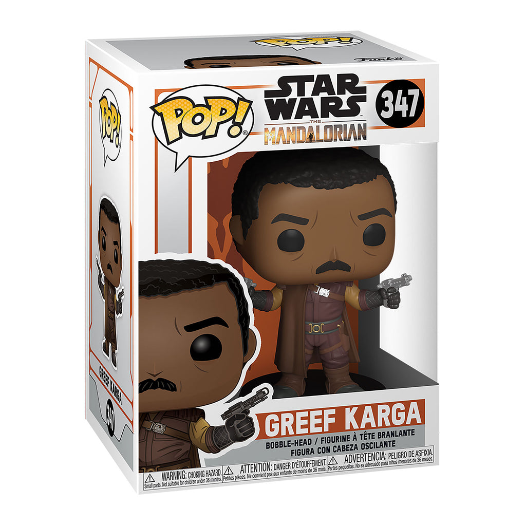 Imagen del producto Figura Funko Pop de Greef Karga con cabeza oscilante - Star Wars The Mandalorian