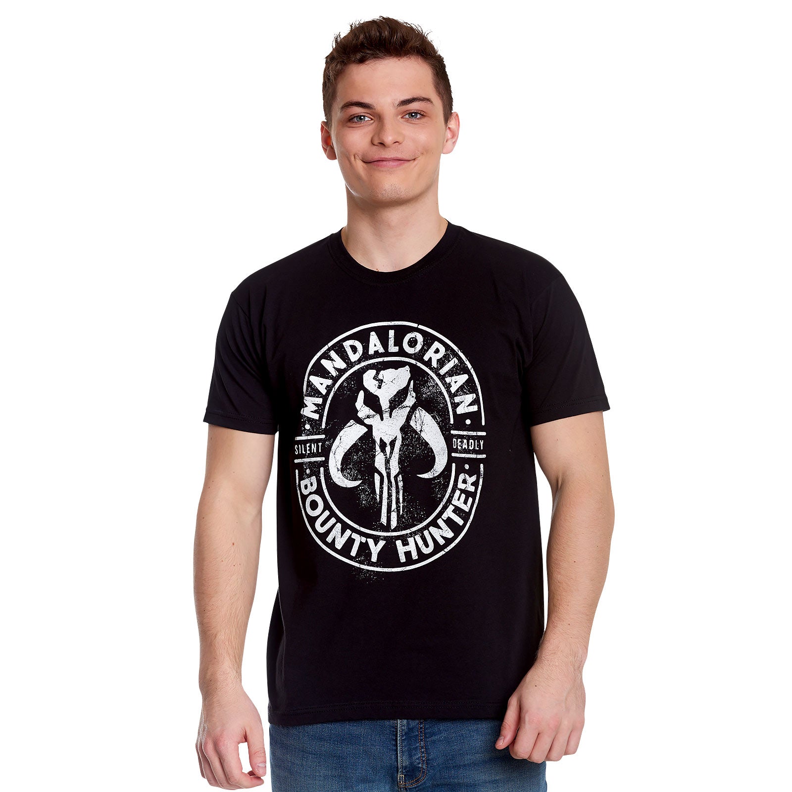 Imagen del producto Camiseta negra Código de Honor - Star Wars The Mandalorian