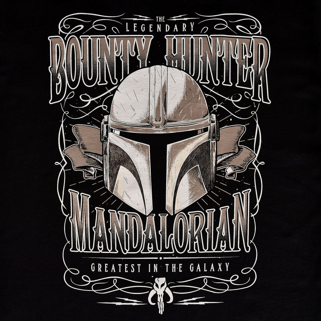 Imagen del producto Camiseta negra Greatest in the Galaxy - Star Wars The Mandalorian