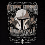 Imagen del producto Camiseta negra Greatest in the Galaxy - Star Wars The Mandalorian