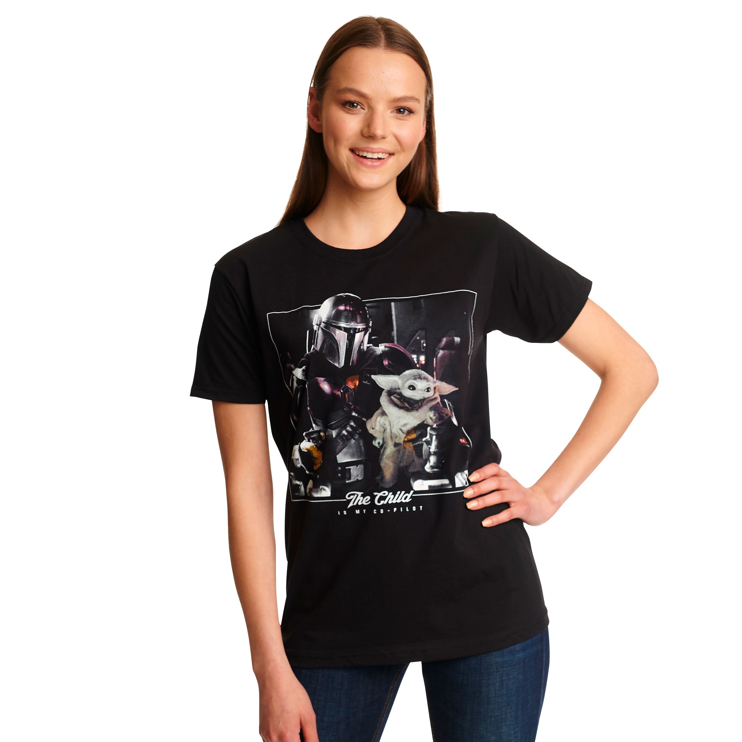 Product image The Child is My Co-Pilot T-Shirt black - Star Wars The Mandalorian