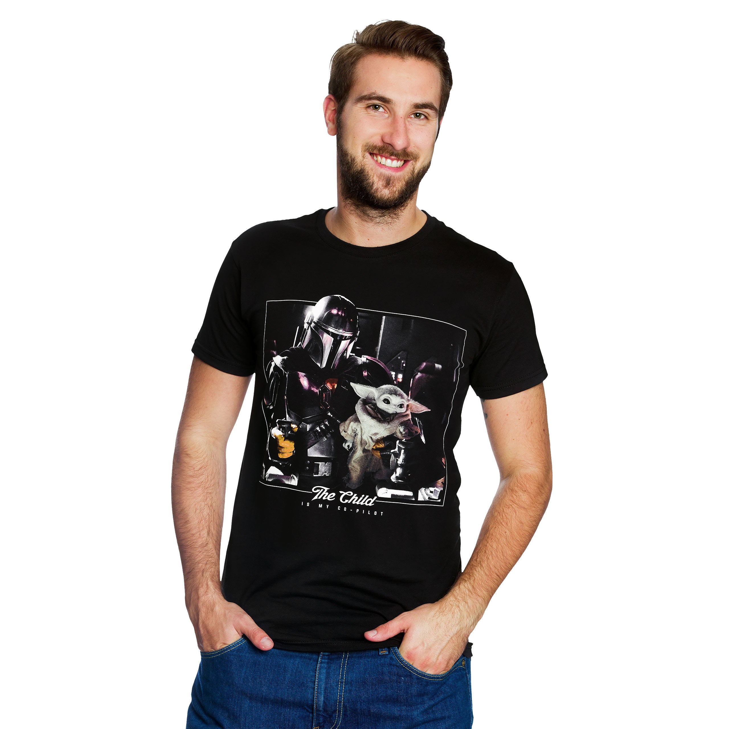 Product image The Child is My Co-Pilot T-Shirt black - Star Wars The Mandalorian