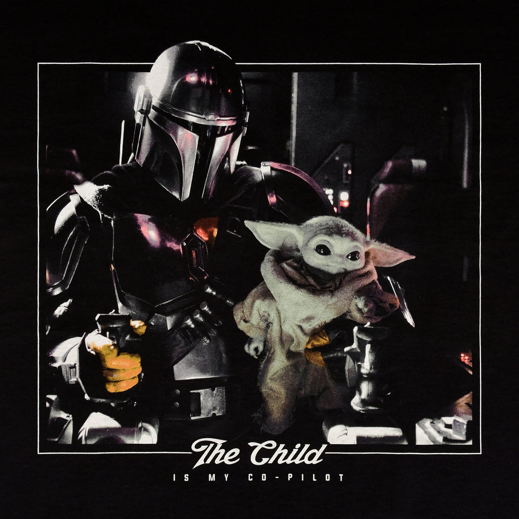 Imagen del producto La camiseta negra 'The Child is My Co-Pilot' - Star Wars The Mandalorian