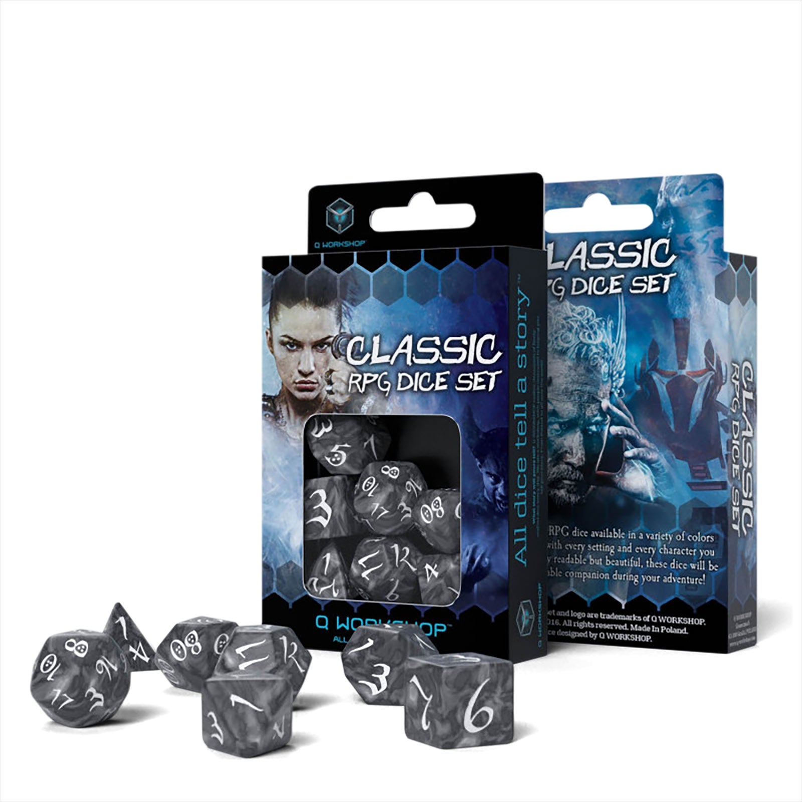 Product image Classic RPG Dice Set 7pcs grey