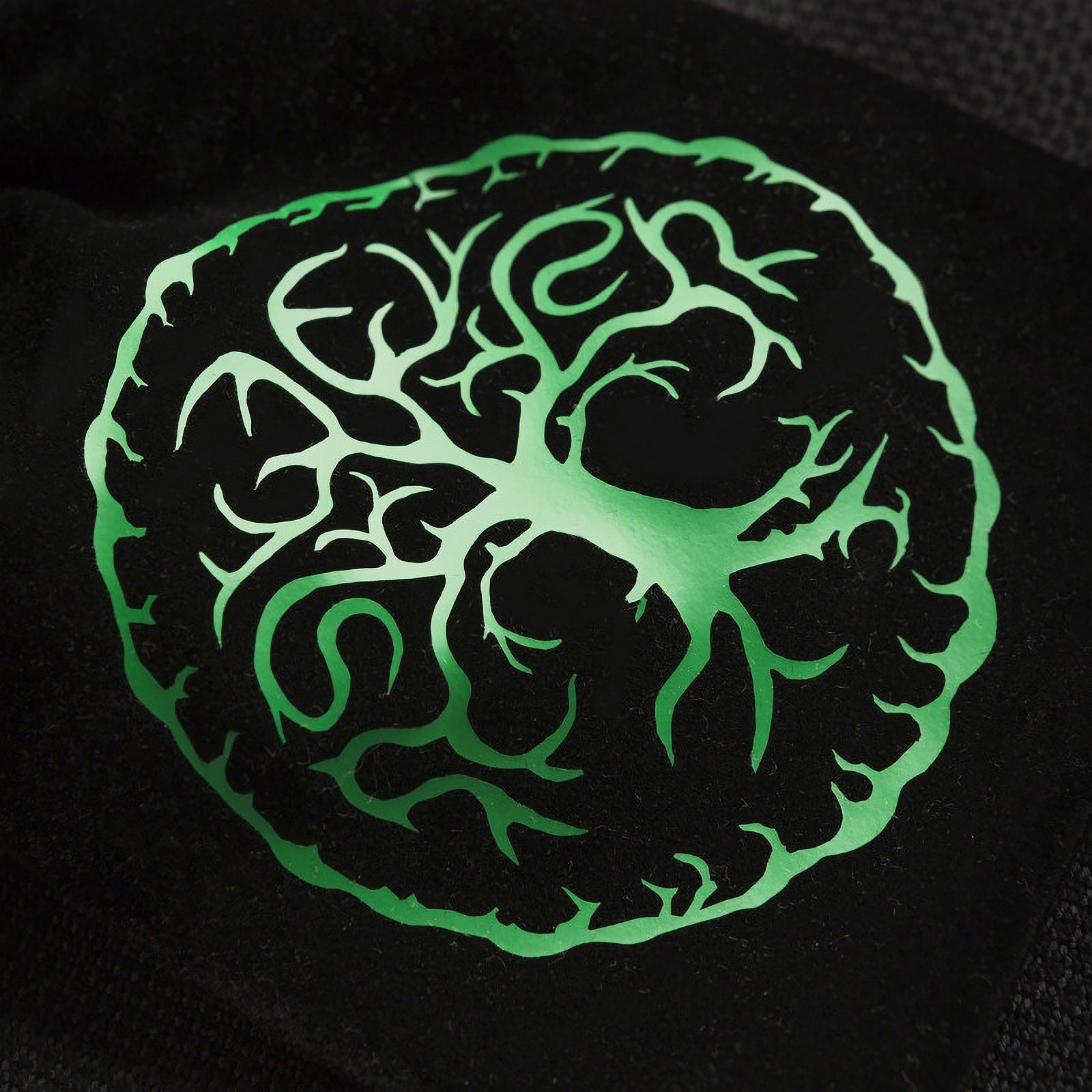 Imagen del producto Bolsa de dados RPG Forest negra