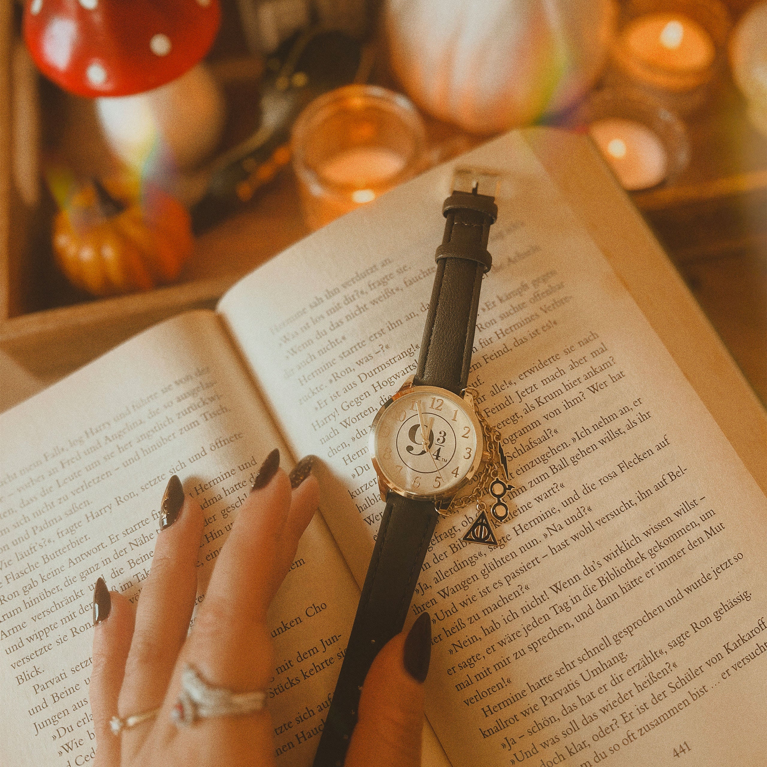 Imagen del producto Harry Potter - Reloj de pulsera 9 3/4 con encantos