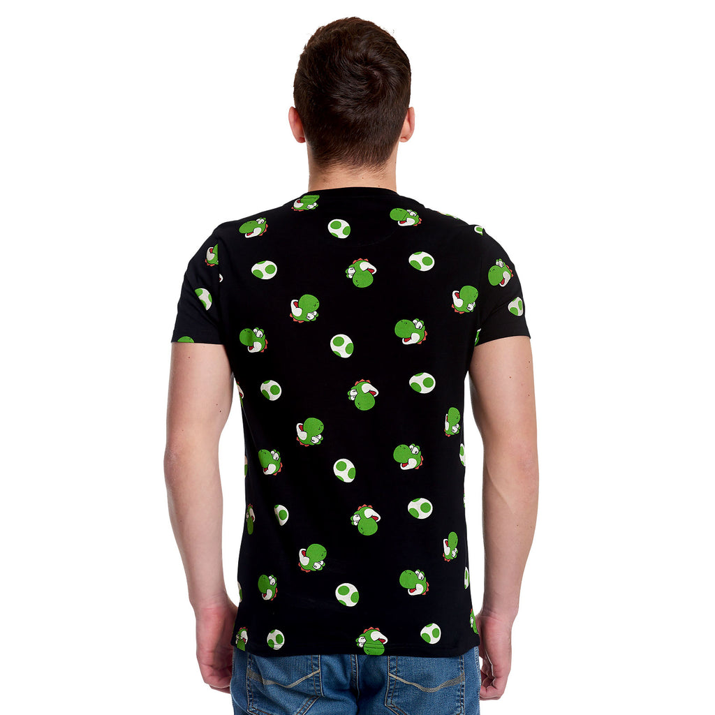 Imagen del producto Super Mario - Camiseta negra de Yoshi & Huevos
