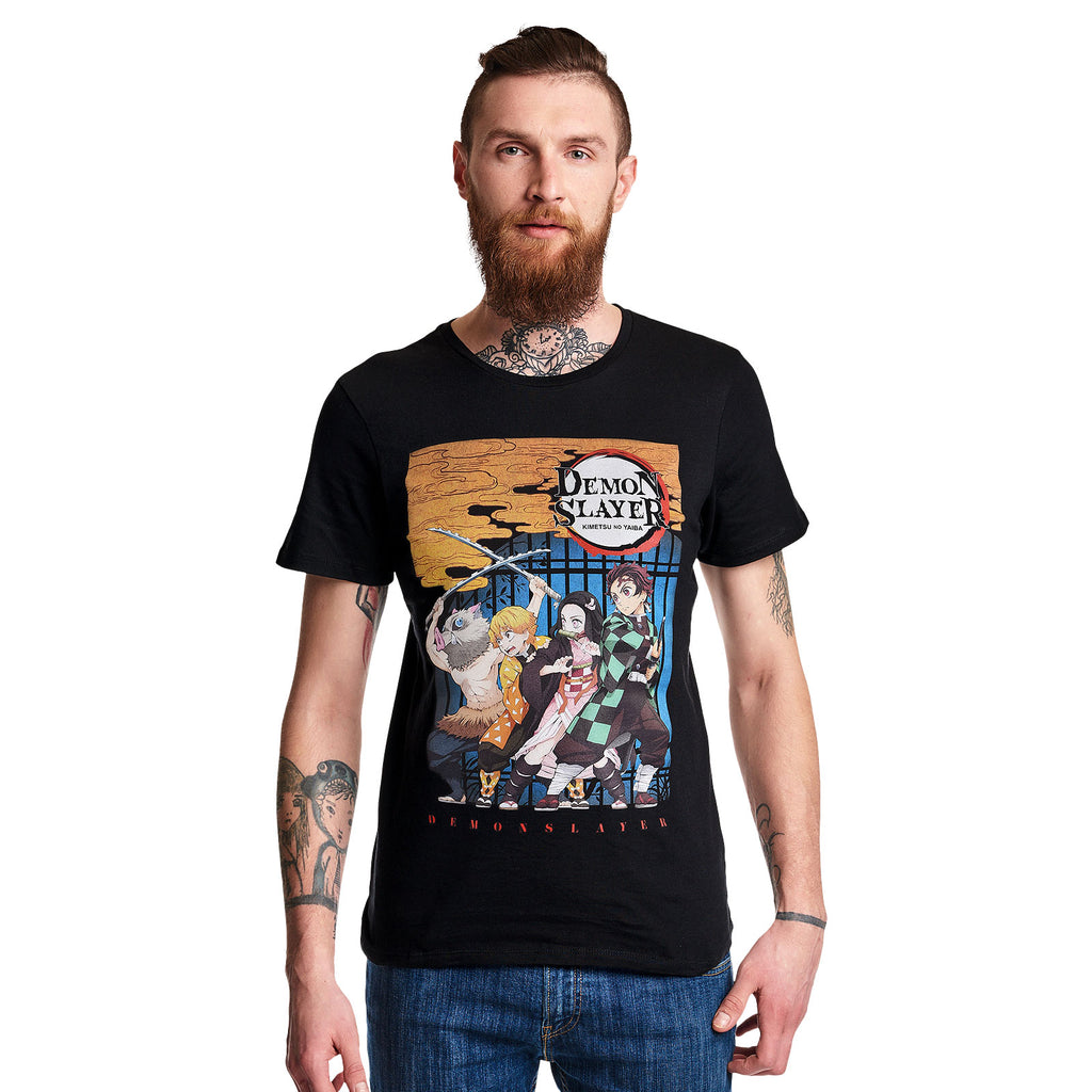 Product image Demon Slayer - Character Poster T-Shirt Black