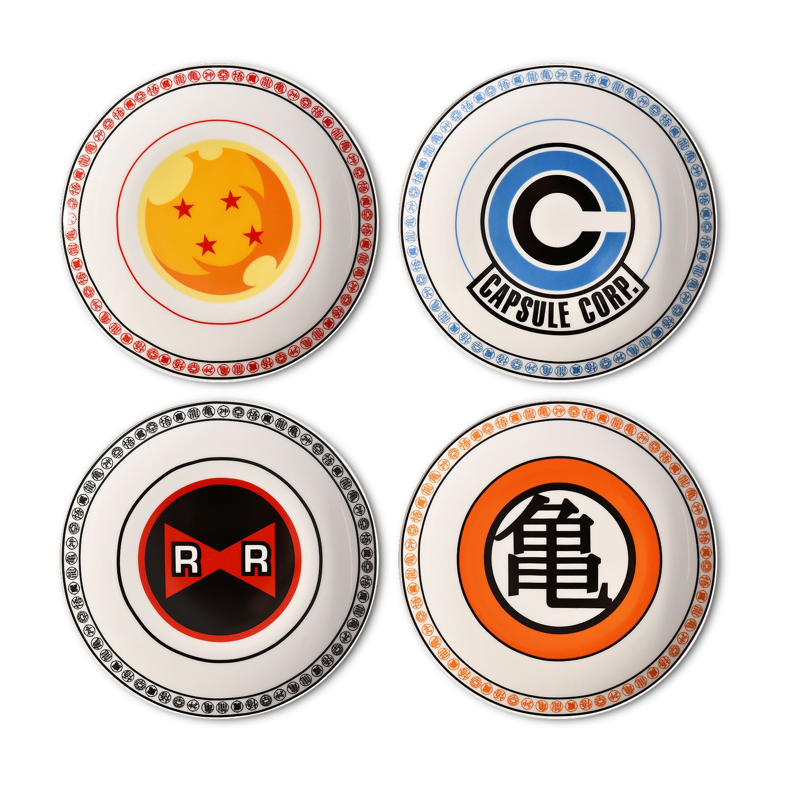 Imagen del producto Dragon Ball Z - Juego de platos de símbolos