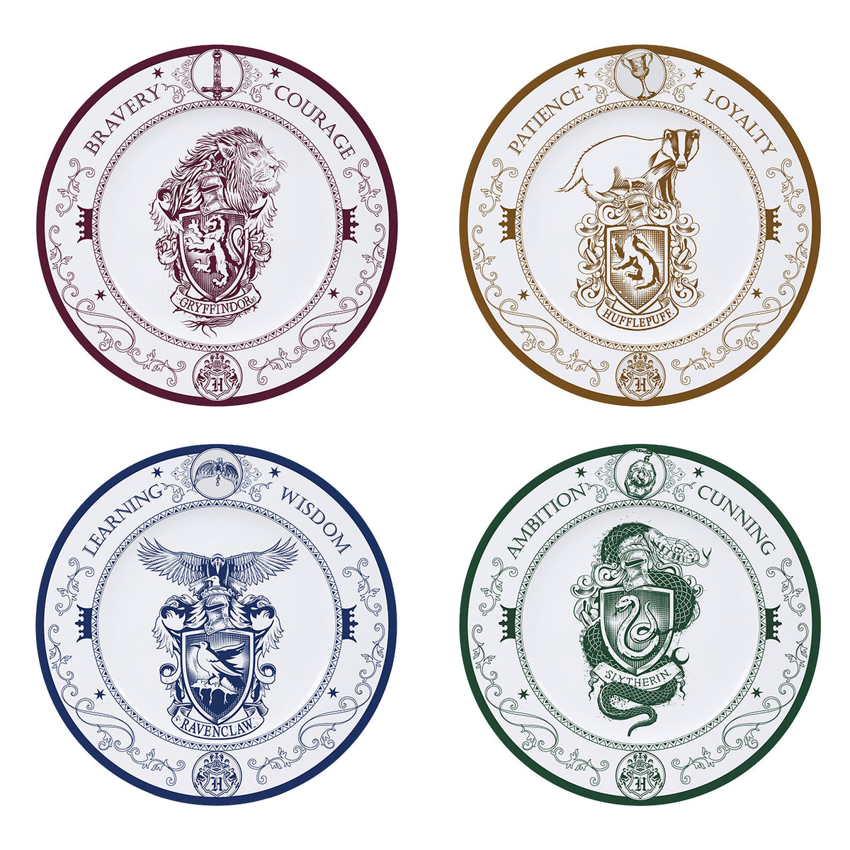 Product image Harry Potter - Hogwarts Houses Plate Set