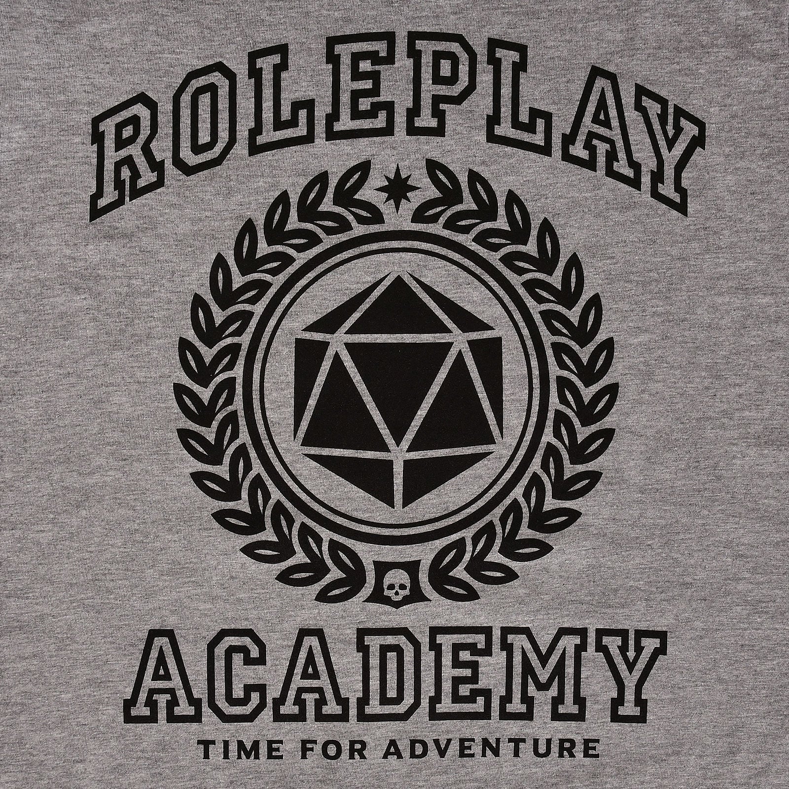 Imagen del producto Camiseta gris de la Academia de Rol