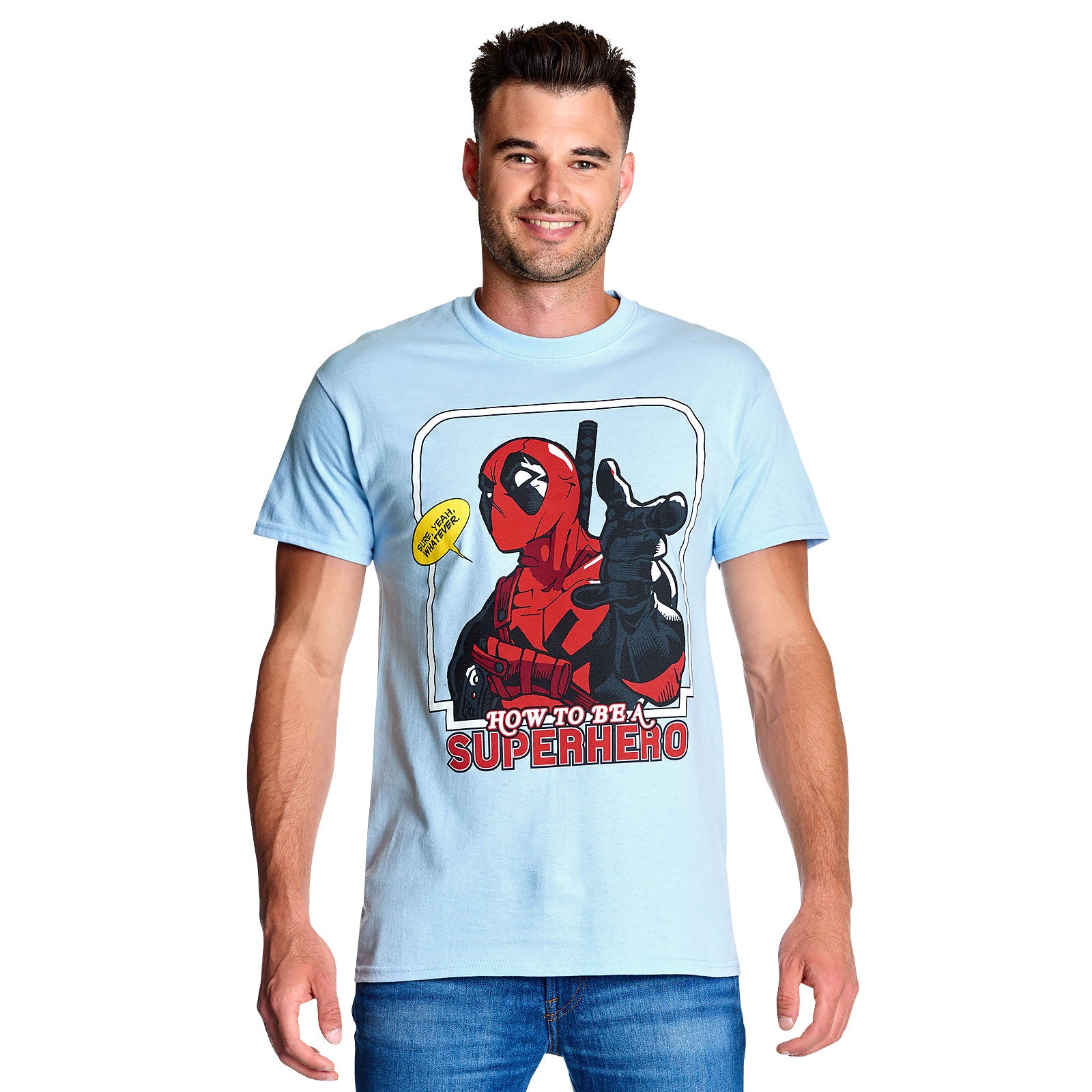 Imagen del producto Deadpool - Cómo ser un superhéroe Camiseta azul